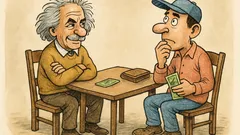 Banc: Geniul mândru pariază cu un idiot