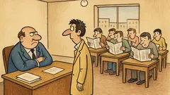 Banc: Câți oameni lucrează aici?