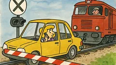 Banc: Soția blondă ocolește orice obstacol