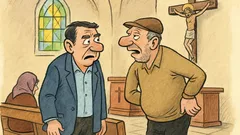 Banc: Ion la biserică: „Maria unde-i?”